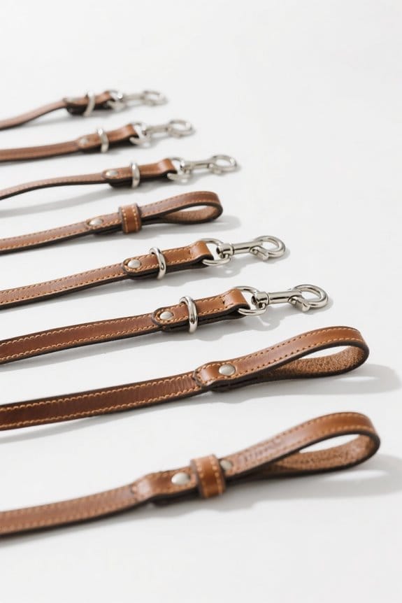 best durable leather leashes