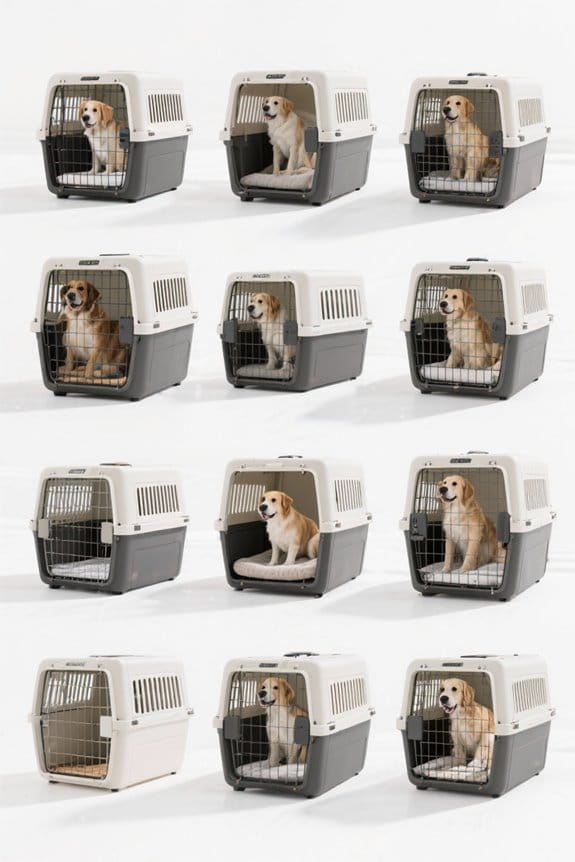 comfortable and secure crates