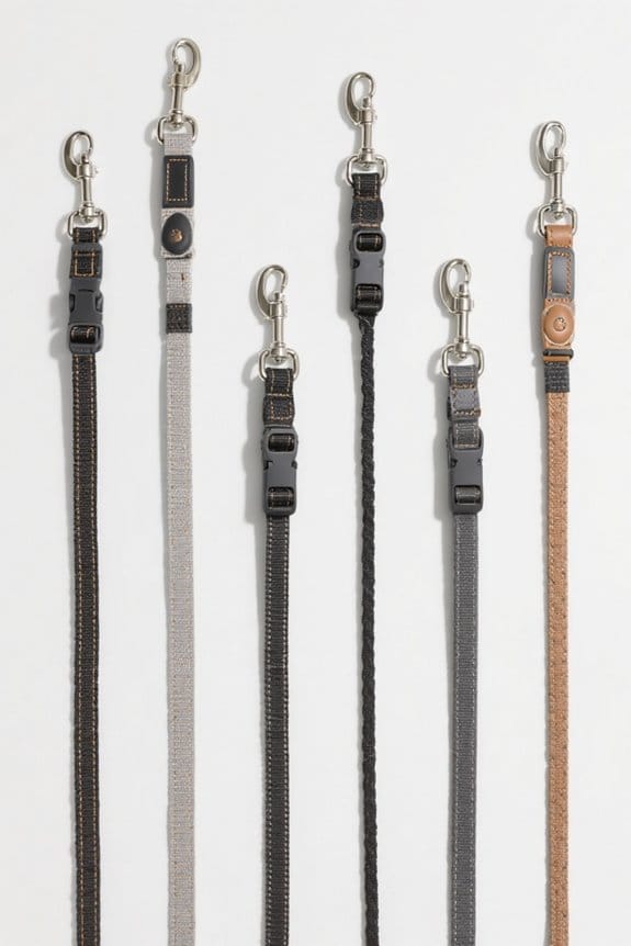 durable adjustable dog leashes