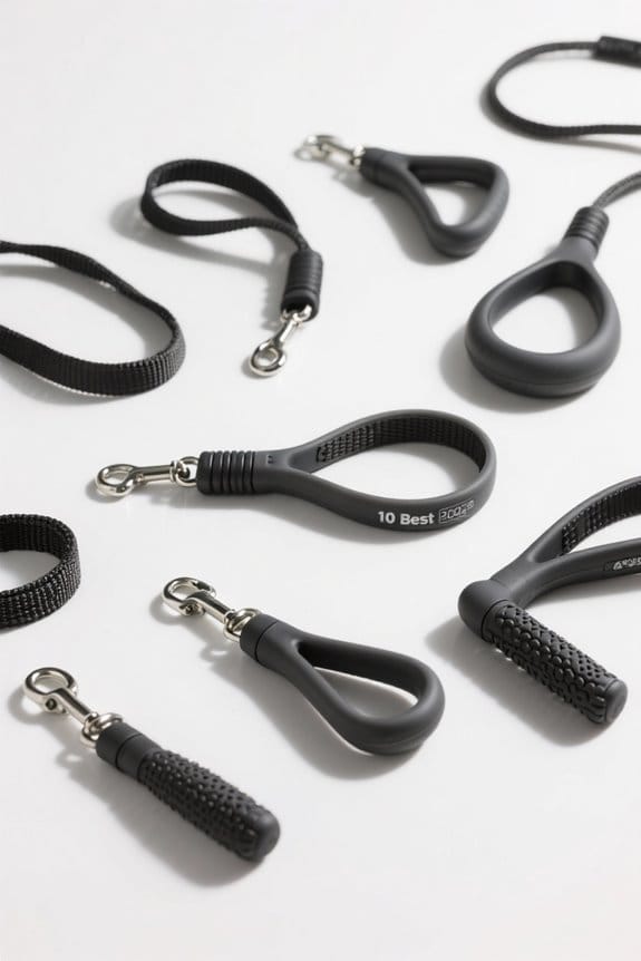 durable rubber dog leashes