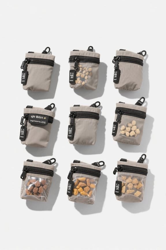 hands free dog training pouches