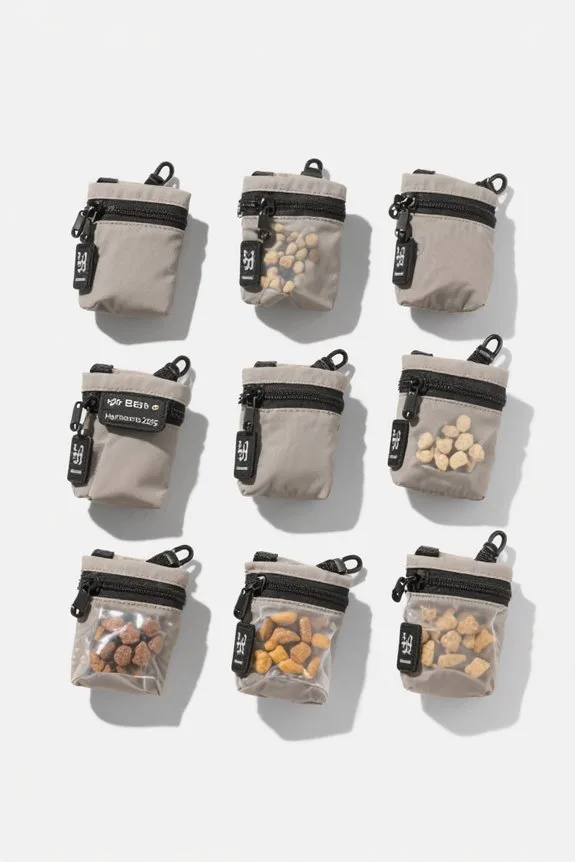 hands free dog training pouches
