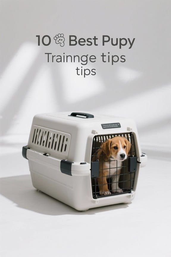 puppy crate training tips