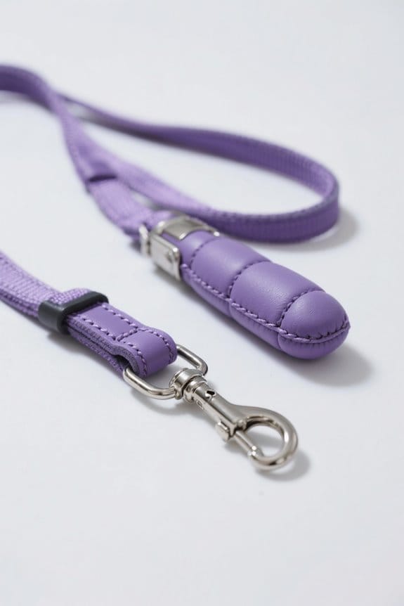 purple dog leash considerations