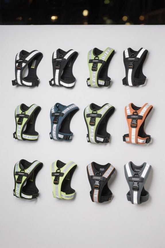 reflective dog harness safety