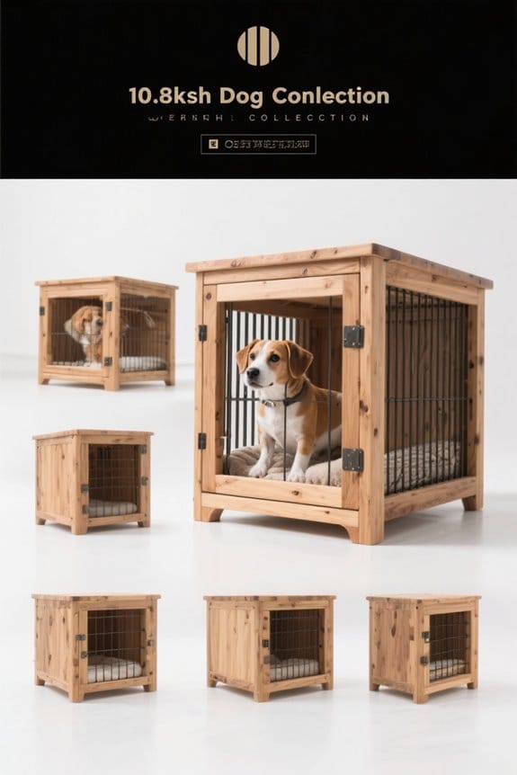 stylish and comfortable dog crates