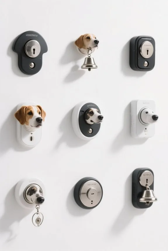 stylish dog doorbells selection