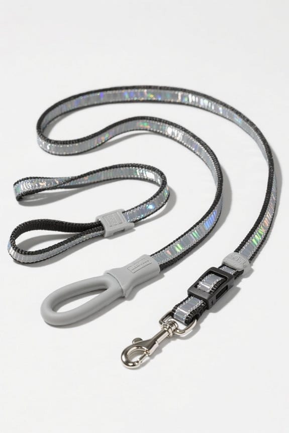 stylish reflective dog leashes