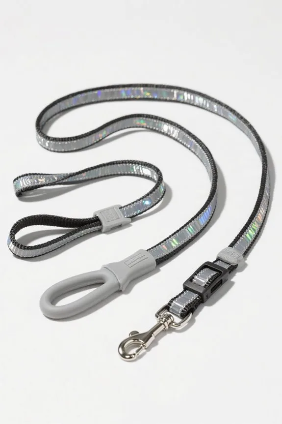 stylish reflective dog leashes