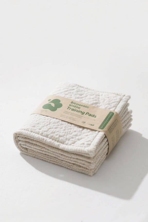 sustainable absorbent training pads