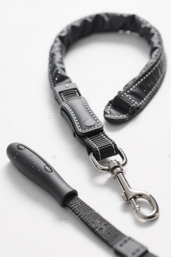 waterproof leash material choices