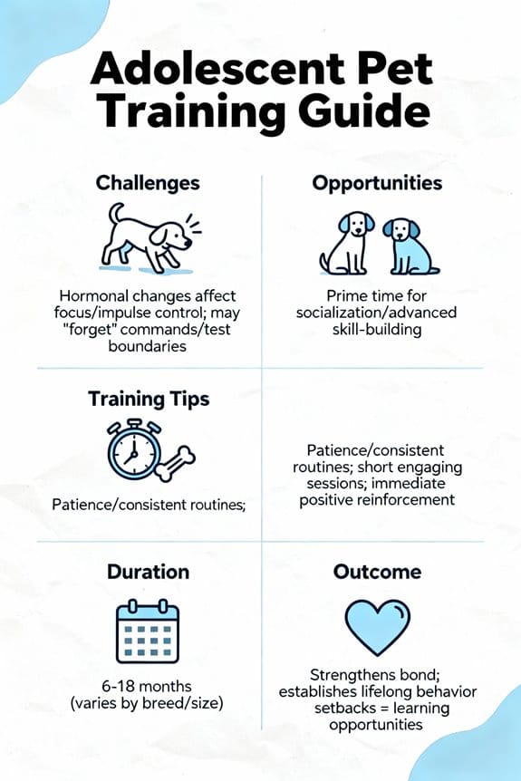 adolescent dog training techniques