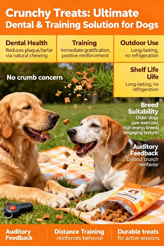 crunchy treats enhance training