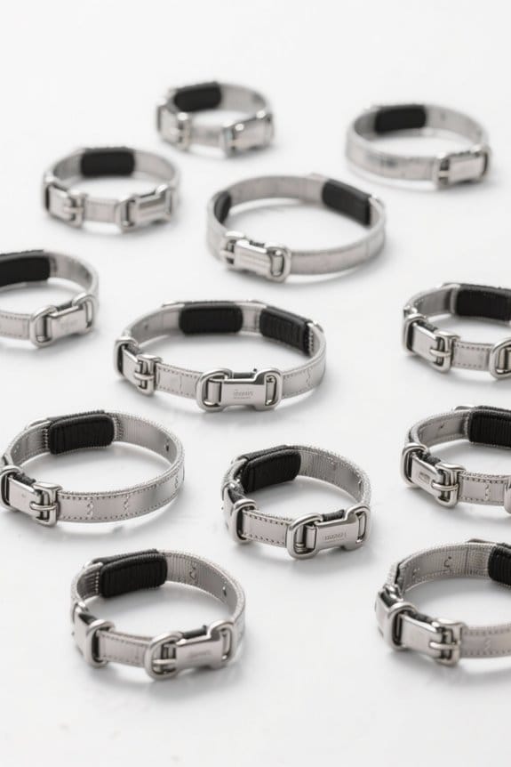 durable metal dog training collars