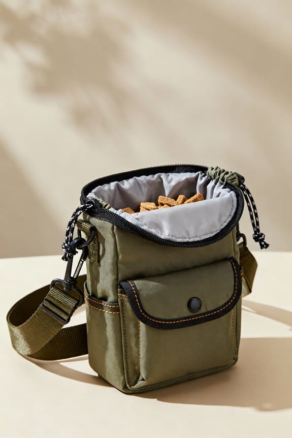 essential features for treat pouches