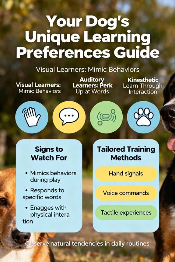 identify dog s learning preferences