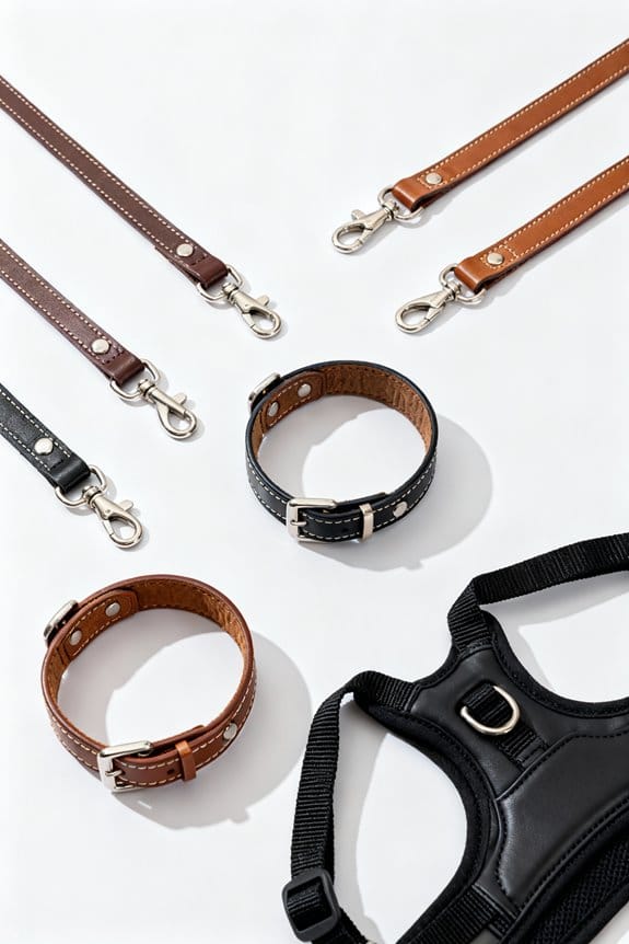 leash collar harness fitting