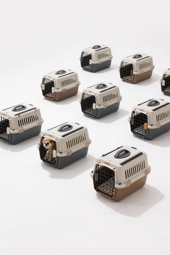 mini crates for small breeds