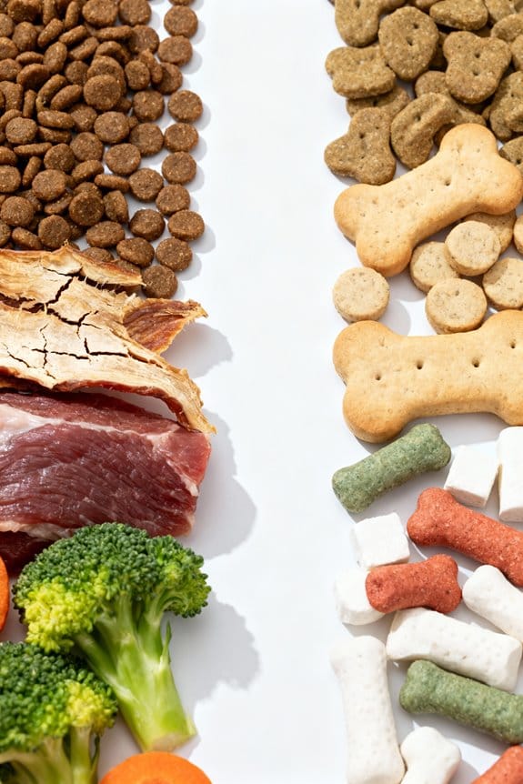 natural versus commercial treats