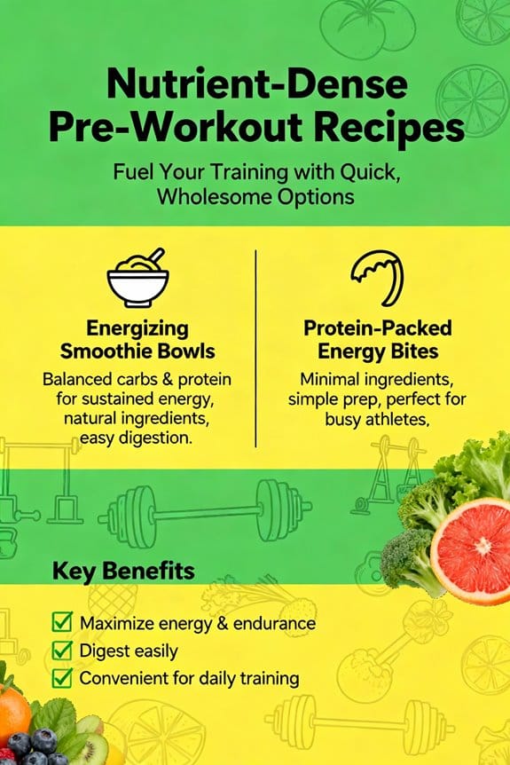 quick energy boosting pre workouts