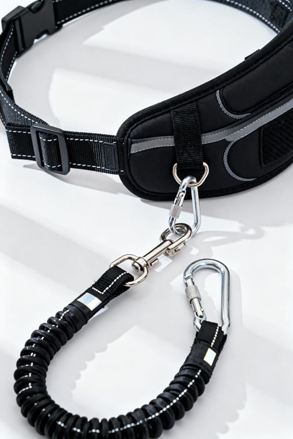 safe hands free leash training