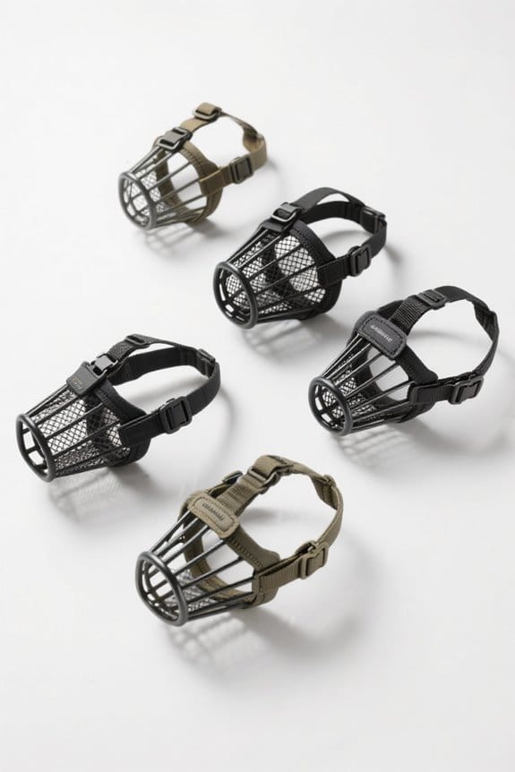 secure muzzles for anxious dogs