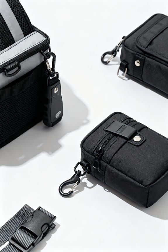 securely mount training pouch