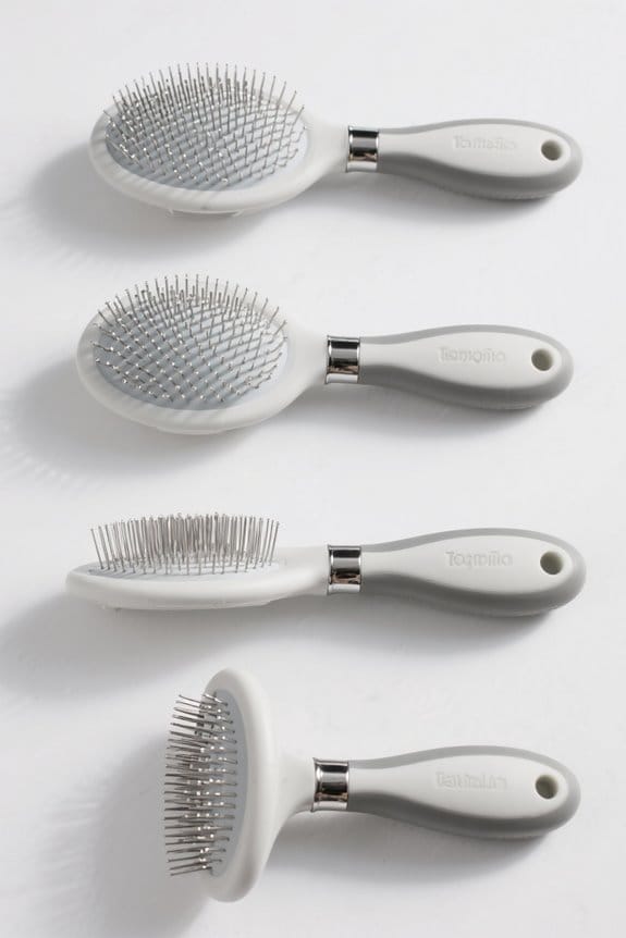 tangle free long hair dog brushes