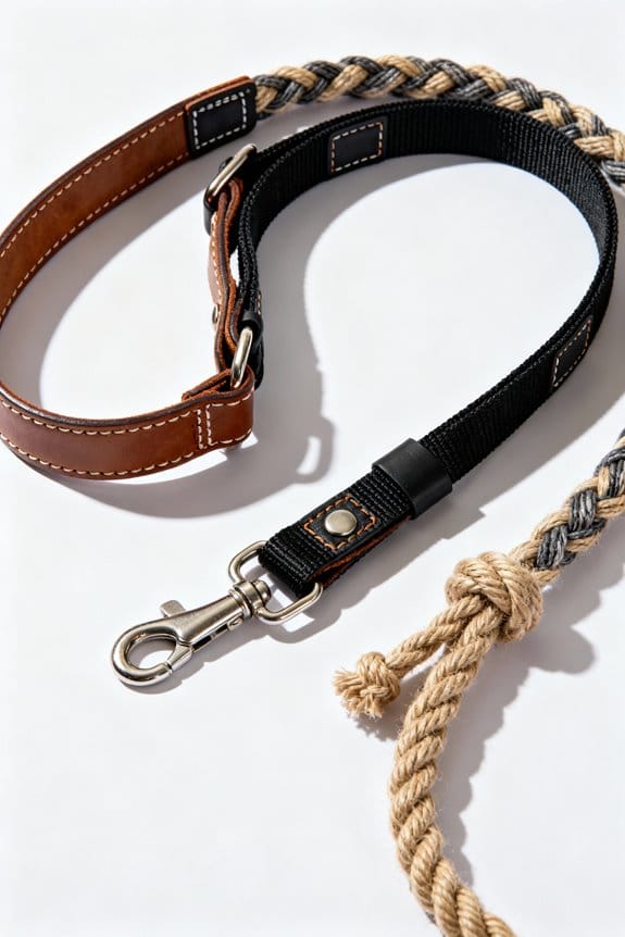 training leash material breakdown