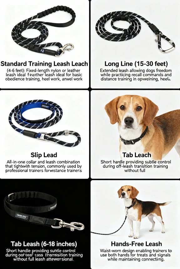 training leashes enhance control