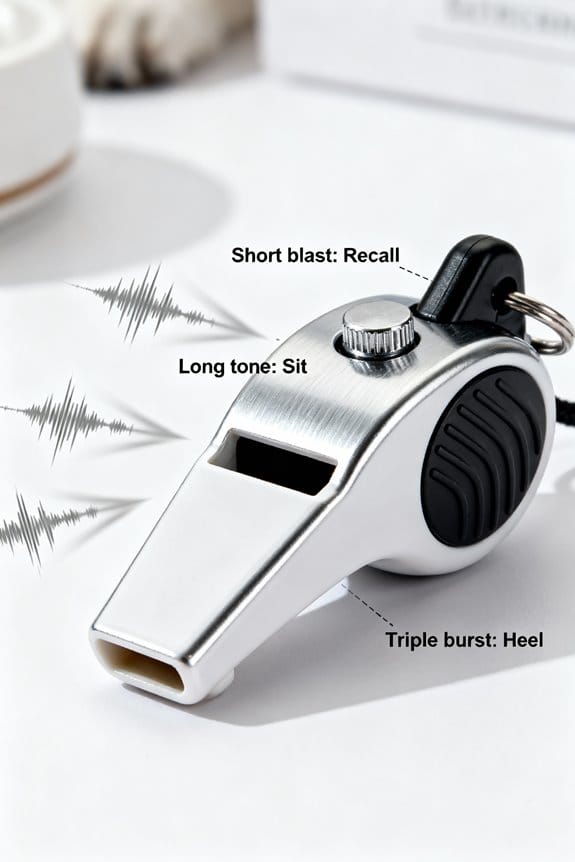 whistle commands enhance dog training