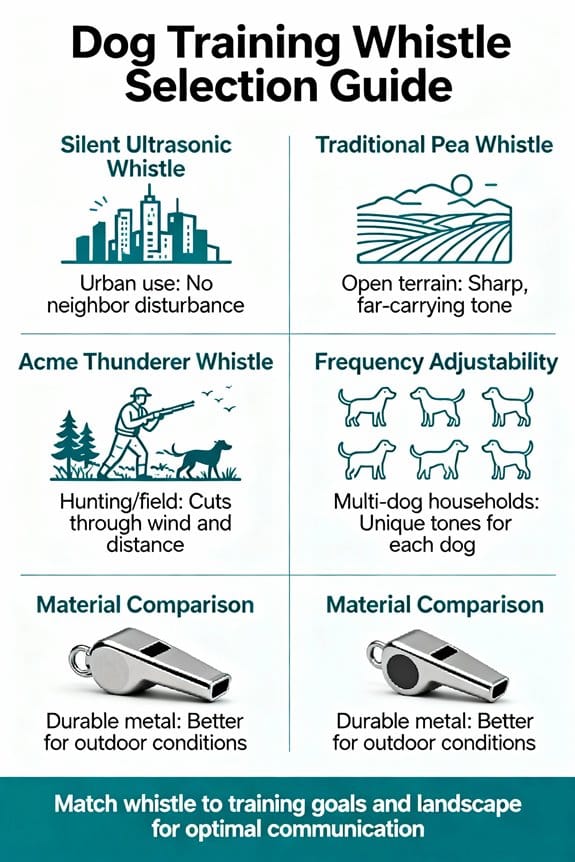 whistle selection for training